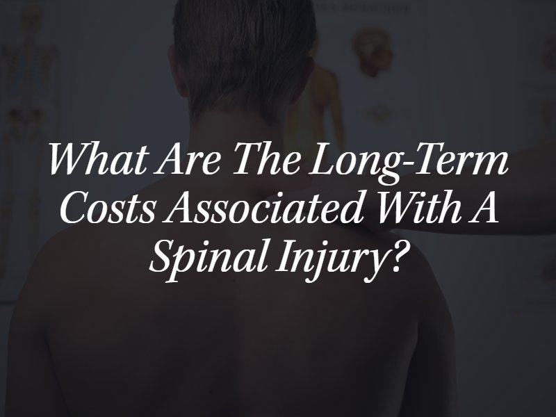 long-term costs for a spinal injury